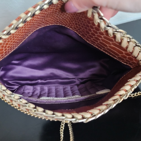Henri Bendel  exotic  crossbody  clutch